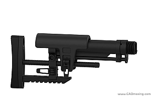 AR15 可以调节式后托减震托