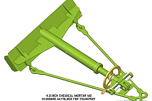 4.2英寸迫击炮m2军事武器