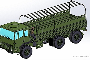 M1083军用运输卡车6×6 六轮驱动结构