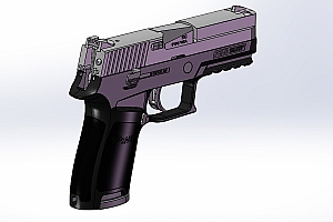 SIG P250 9mm 手枪结构设计