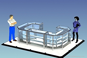玻璃展示柜