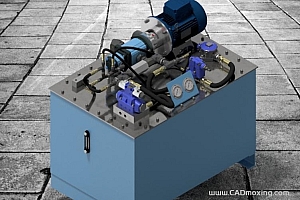 液压站液压动力系统5.5KW