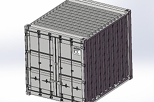 ISO国际标准10Ft 10英尺3米集装箱