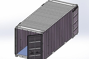 ISO国际标准20Ft 20英尺6米集装箱