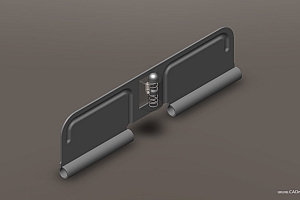 M16A1 M4A1钣金托壳盖闩锁组件