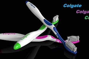 高露洁Colgate牙刷模型建模