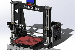 3d打印机结构模型