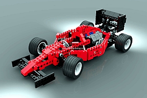乐高机械积木玩具F1方程式赛车汽车模型