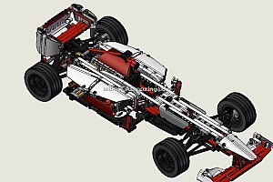 乐高机械积木玩具汽车F1方程式赛车模型