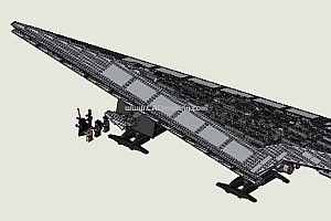 乐高机械积木玩具星球大战UCS超级歼星际战舰