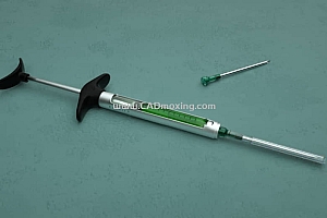 兽医不锈钢壳体动物药物疫苗注射器