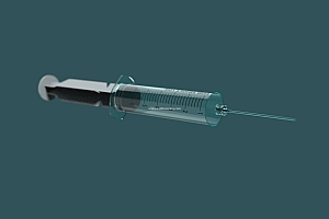 医用6毫升注射器模型