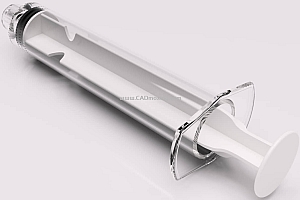 医用一次性注射器设计模型
