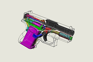Glock 26 格洛克手枪模型结构