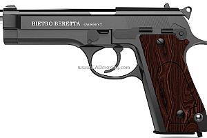 贝雷塔Beretta M9 手枪模型