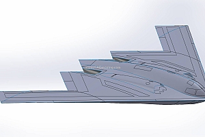 美国空军B2隐形战略轰炸机飞机