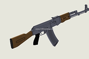 军事武器AK47模型