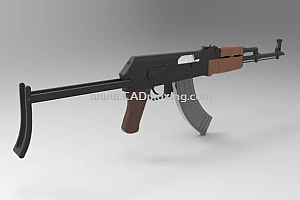 俄罗斯军事武器AK-47模型