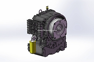 齿轮箱ZF-3WG外形结构设计模型