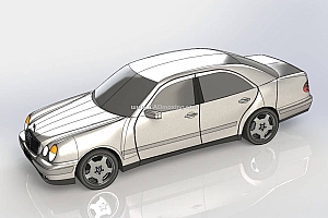 梅赛德斯奔驰汽车E级W210模型
