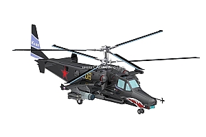 俄罗斯空军KA-50武装直升机卡-50飞机
