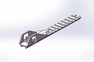 军事武器枪械燕尾滑轨安装轨道