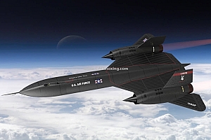美国空军洛克希德黑鸟 SR-71高空侦察机飞机