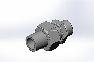 焊接式端直通管接头DN20-M27X2