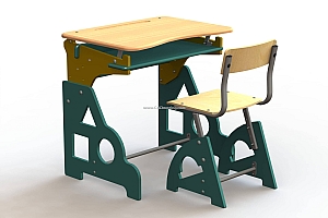学校教室课桌桌椅