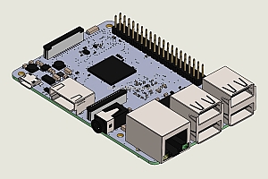 电脑计算机Pi3B主板