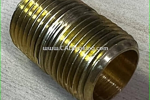 .375 MNPT X .375 黄铜管件接头