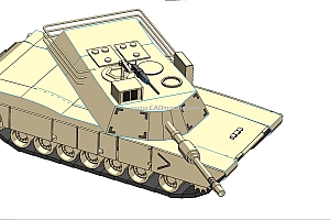 M1A1主战坦克建模