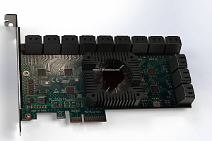 电脑 24 端口 PCIE-SATA 硬盘接口扩展卡