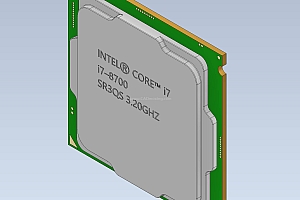 电脑处理器CPU Intel core i7 8700