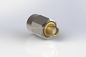 射频同轴电缆插头 38GHz SMA SSMA