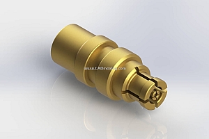 65 GHz SMP MSMP 18K102-271L5 半刚性同轴直连接器插头