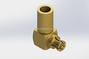65 GHz SMP MSMP 18K201-301L5 柔性同轴直角连接器插头