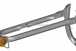 3D打印枪托模型STL格式已拆分