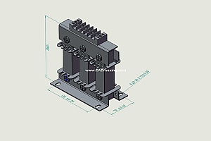 ACLSG-20三相干式进线电抗器三维模型