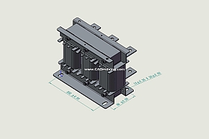 ACLSG-90三相干式进线电抗器三维模型