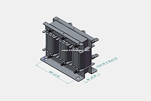 OCLSG-45三相干式进线电抗器三维模型