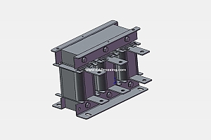 OCLSG-180三相干式进线电抗器三维模型