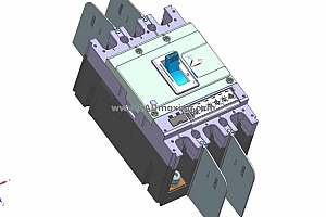 NM5S-250 3P塑料外壳式断路器三维模型