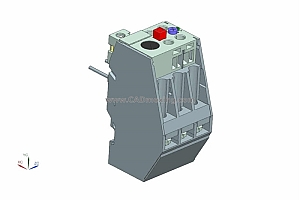 NR4-25热过载继电器三维模型