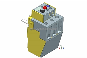 NR4-80热过载继电器三维模型