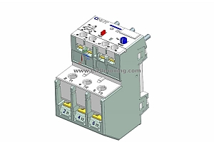 NRE8-40电子式过载继电器三维模型