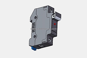 NRT28-32X 1P熔断器底座三维模型