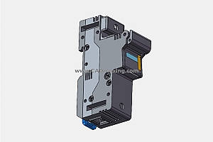 NRT28-125 1P熔断器支持件底座三维模型