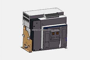 NXA20FN_H06-4P固定万能式断路器三维模型