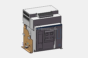 NXA20FN_H08-16-3P固定万能式断路器三维模型